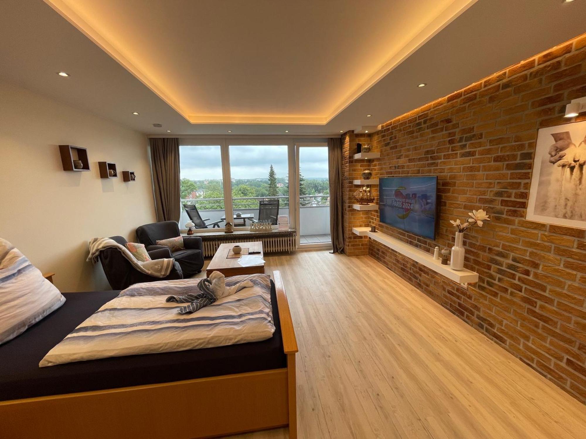 Apartamento Haus Weitblick Emil Flensburgo Exterior foto