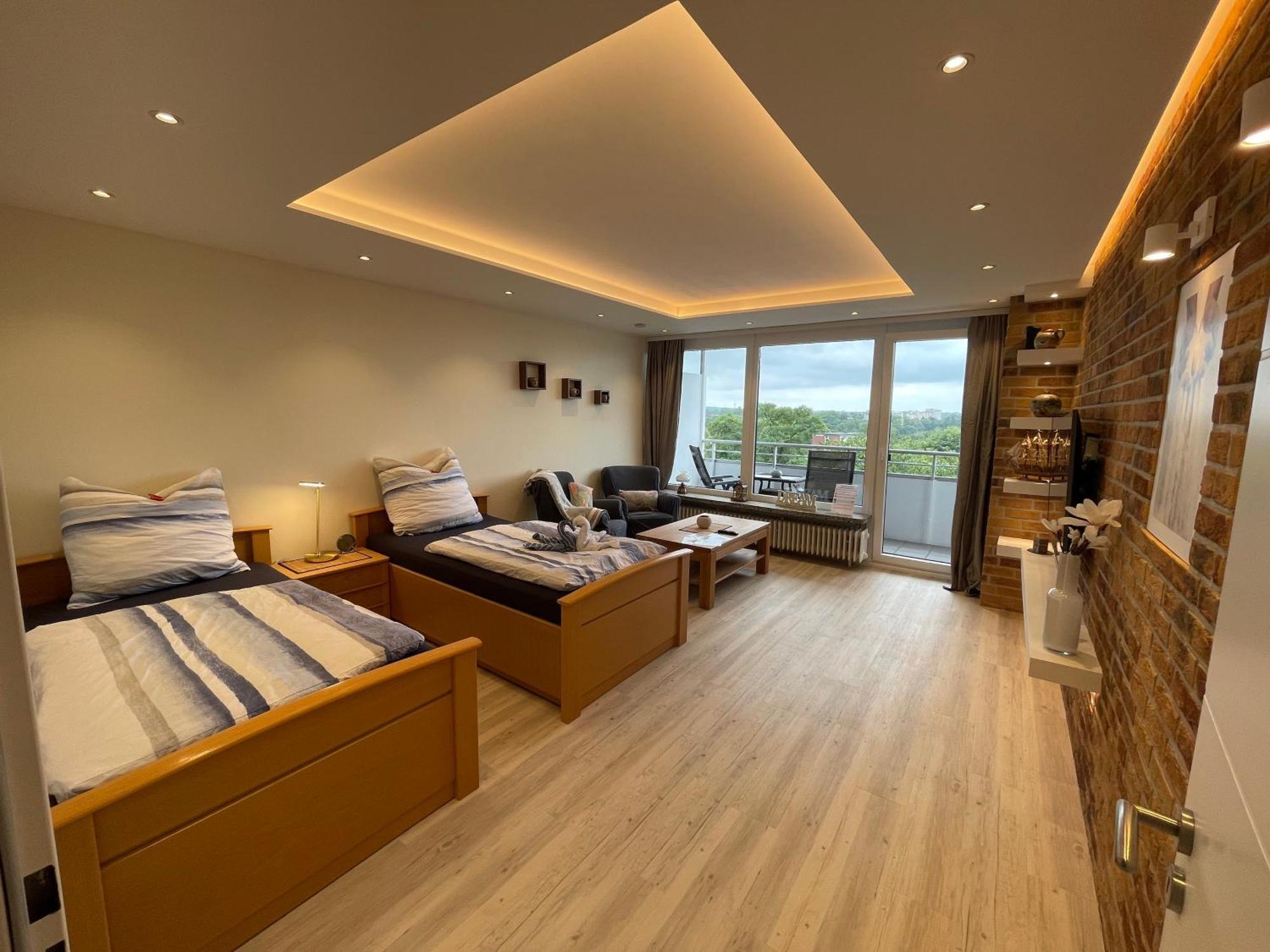 Apartamento Haus Weitblick Emil Flensburgo Exterior foto