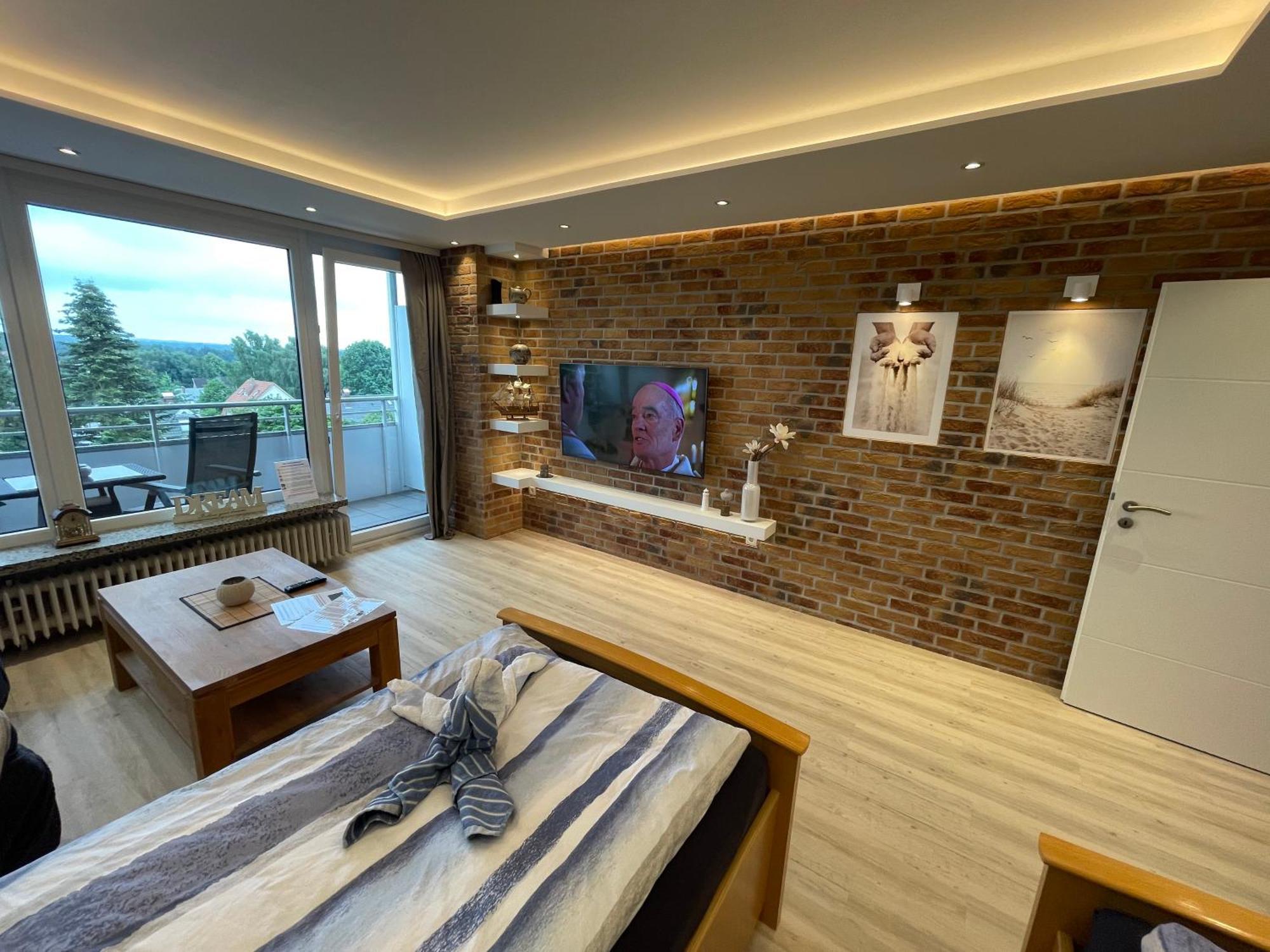 Apartamento Haus Weitblick Emil Flensburgo Exterior foto